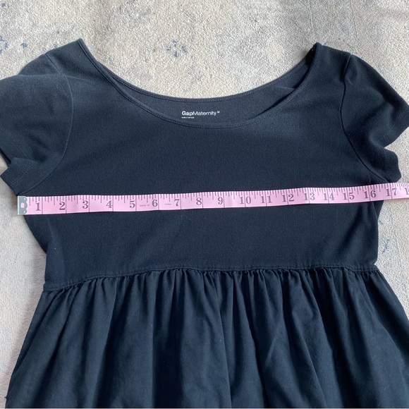Gap Maternity Dress Cotton Medium Black - Picture 13 of 13